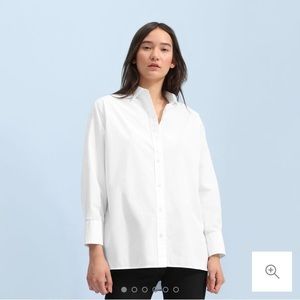 Everlane Oversized Poplin Shirt